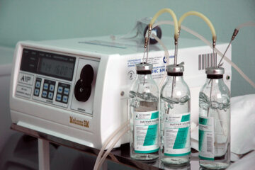 Administrarea intravenoasa oxigen-ozon pe solutie fiziologica de o,9%